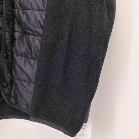 コムデギャルソンオム COMME des GARCONS HOMME 2024AW WOOL PILE × NYLON RIP CROSS QUILT JK ウールパイルミルド加工 キルトジャケット メンズ import:L