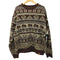 ビームス BEAMS 25AW STARBUCKS STAND ジャカード クルー ニット メンズ JPN:L