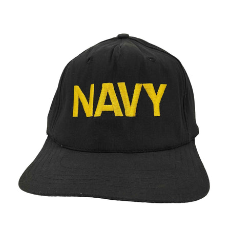 BANCROFT CAP USA製 U.S.NAVY 6パネル スナップバック キャップ メンズ LG-XL (7 3/4 - 8 1/2)
