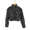 ザラ ZARA ストラップ付きフェイクレザージャケット レディース import:S