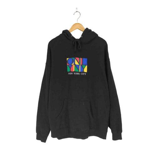 オンリーニューヨーク ONLY NY フロントブランドプリント プルオーバーパーカー メンズ import:XL