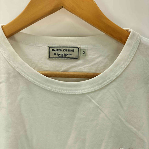 メゾンキツネ MAISON KITSUNE Pastel Fox Head ビッグ パステル フォックス ヘッド ロゴ Tシャツ メンズ import:M