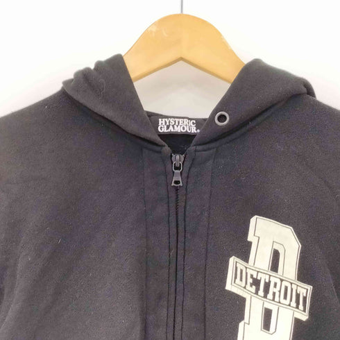 ヒステリックグラマー HYSTERIC GLAMOUR DETROIT プリントジップアップパーカー メンズ JPN:L