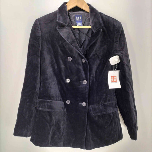 ギャップ Gap 00S ダブルブレスト ベルデット ベロア テーラード ジャケット ストレート パンツ スーツ セットアップ レディース 4