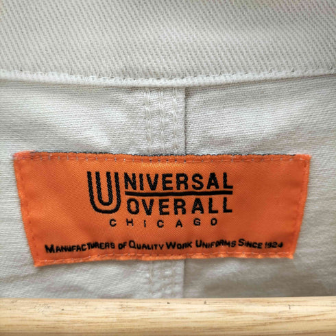 ユニバーサルオーバーオール UNIVERSAL OVERALL ドーナツボタン コットンツイル カーバーオール ジャケット メンズ import:L