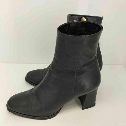 ルタロン GRISE Le Talon サイドジップ レザー ショート ブーツ レディース JPN:S