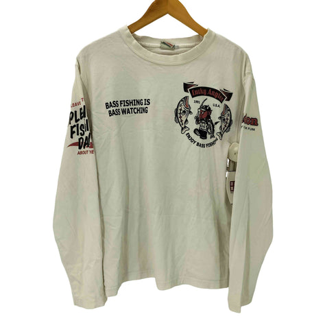 テッドカンパニー TED COMPANY Lucky Angler 両面 プリント L/S Tシャツ メンズ US:42