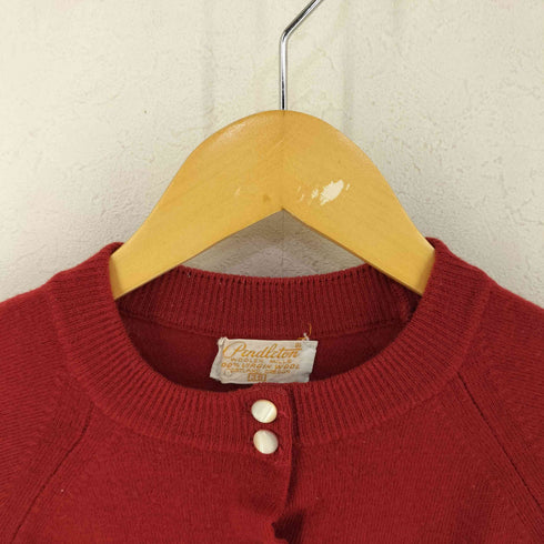 ペンドルトン PENDLETON 60-70s virgin wool ニット カーディガン レディース 38