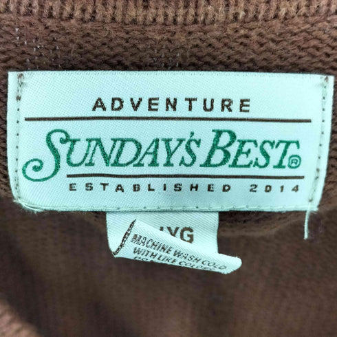 サンデイズベスト SUNDAYS BEST COTTON KNIT CARDIGAN メンズ JPN:XL