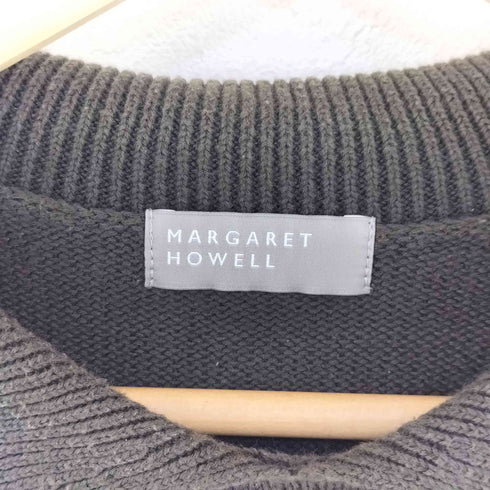 マーガレットハウエル MARGARET HOWELL コットンニット プルオーバー シャツ レディース 2