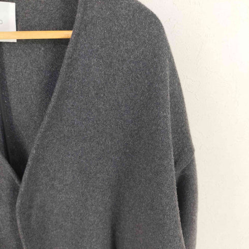 ミディウミソリッド MIDIUMISOLID ダブルフェイスコクーンシルエットコート レディース