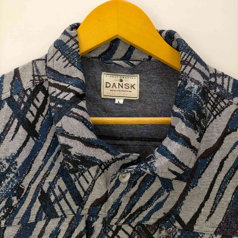 DANSK 総柄 トラッカー ジャケット メンズ import:L