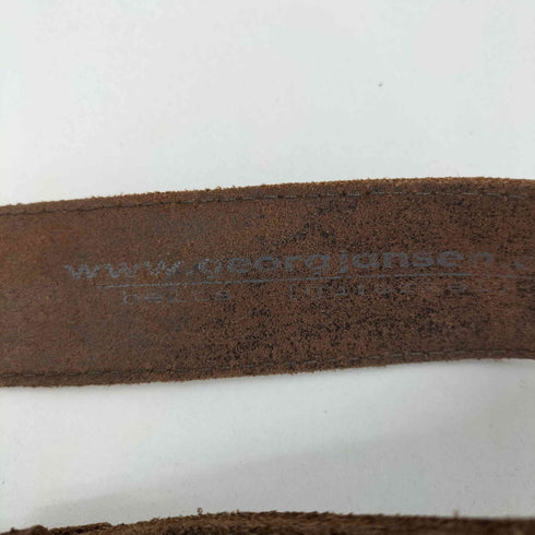 ジョージジェンセン GEORG JENSEN スタッズ レザー ベルト レディース