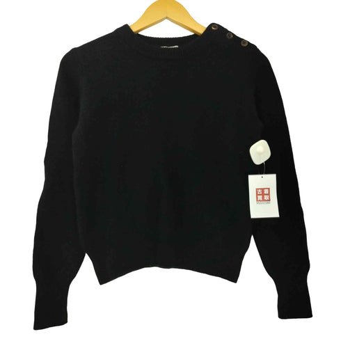 マーガレットハウエル MARGARET HOWELL ウール カシミヤ混 ボタンショルダー ニット セーター レディース JPN:2