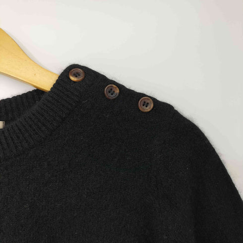 マーガレットハウエル MARGARET HOWELL ウール カシミヤ混 ボタンショルダー ニット セーター レディース JPN:2