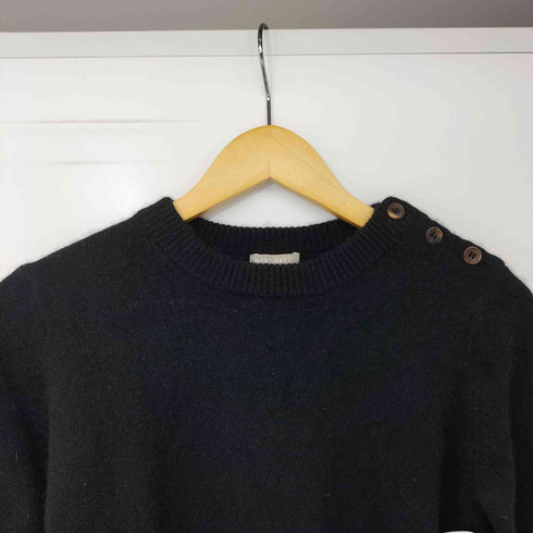 マーガレットハウエル MARGARET HOWELL ウール カシミヤ混 ボタンショルダー ニット セーター レディース JPN:2
