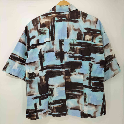 ジーヴィジーヴィ G.V.G.V. Brushstroke Printed Shirt 総柄 プリント S/S シャツ メンズ