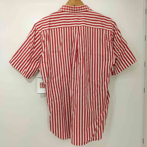 コムデギャルソンオムドゥ COMME des GARCONS HOMME DEUX 15SS ギンガムチェック キャンディストライプ 切替 S/S シャツ メンズ JPN:S