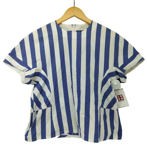 トリココムデギャルソン tricot COMME des GARCONS 19SS コットン ストライプ ブラウス レディース JPN:M