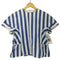 トリココムデギャルソン tricot COMME des GARCONS 19SS コットン ストライプ ブラウス レディース JPN:M