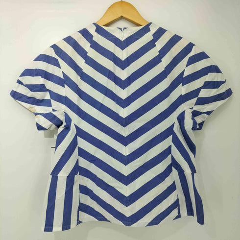 トリココムデギャルソン tricot COMME des GARCONS 19SS コットン ストライプ ブラウス レディース JPN:M