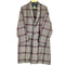 エゴトリッピング EGO TRIPPING Dyed Long Check Gown ガウンコート メンズ JPN:46