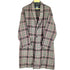 エゴトリッピング EGO TRIPPING Dyed Long Check Gown ガウンコート メンズ JPN:46