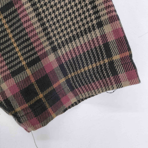 エゴトリッピング EGO TRIPPING Dyed Long Check Gown ガウンコート メンズ JPN:46