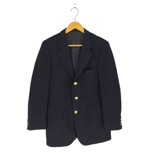 アレキサンダージュリアン ALEXANDER JULIAN 金ボタン 紺ブレ 3Bテーラードジャケット メンズ 170