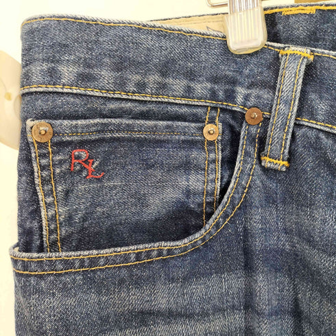 ポロラルフローレン POLO RALPH LAUREN VARICK SLIM STRAIGHT ワイドテーパーデニムパンツ メンズ 40×32