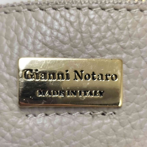 ジャンニノターロ GIANNI NOTARO 2way ポーチ付き レザーショルダーバッグ レディース