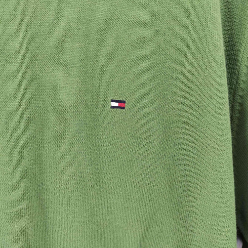 トミーヒルフィガー TOMMY HILFIGER 00S ハイネックコットンニット メンズ JPN:XL
