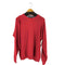 トミーヒルフィガー TOMMY HILFIGER クルーネックコットンニット 前V メンズ JPN:XL