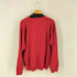 トミーヒルフィガー TOMMY HILFIGER クルーネックコットンニット 前V メンズ JPN:XL