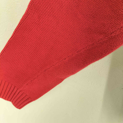 トミーヒルフィガー TOMMY HILFIGER クルーネックコットンニット 前V メンズ JPN:XL