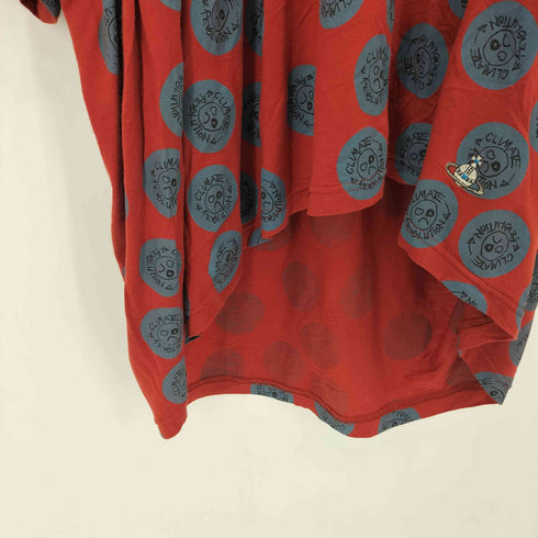 ヴィヴィアンウエストウッドマン Vivienne Westwood MAN 総柄 クルーネック 半袖Tシャツ カットソー メンズ FREE