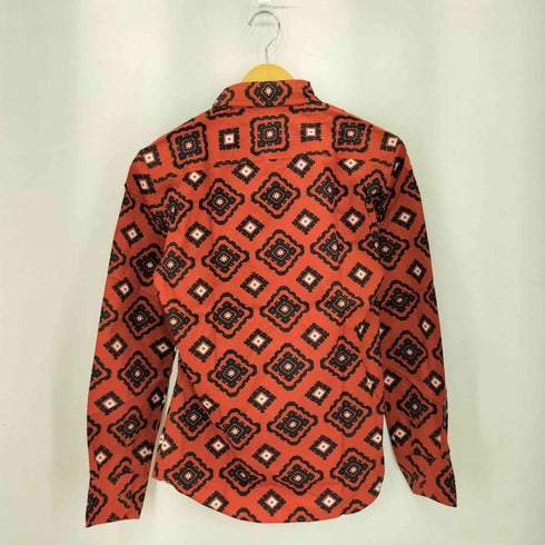 ヴィヴィアンウエストウッドマン Vivienne Westwood MAN ジオメトリックデザイン コットン ロングスリーブ フロントボタン シャツ メンズ 46