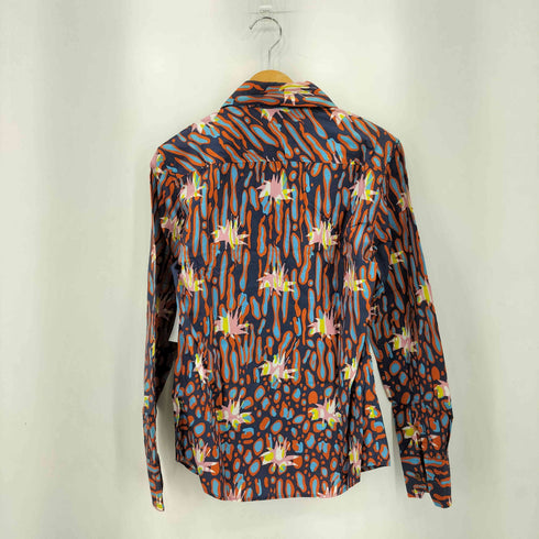 ヴィヴィアンウエストウッドマン Vivienne Westwood MAN ジオメトリックデザイン コットン ロングスリーブ フロントボタン シャツ メンズ 46