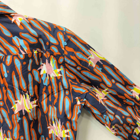 ヴィヴィアンウエストウッドマン Vivienne Westwood MAN ジオメトリックデザイン コットン ロングスリーブ フロントボタン シャツ メンズ 46