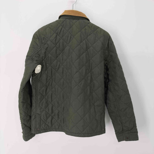 ラルフローレン RALPH LAUREN レザーパッチ キルティング ハンティングジャケット レディース import:M