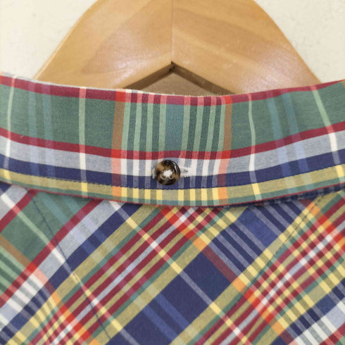 トミーヒルフィガー TOMMY HILFIGER 00S S/Sボタンダウンチェックシャツ ビッグサイズ メンズ import:XXL