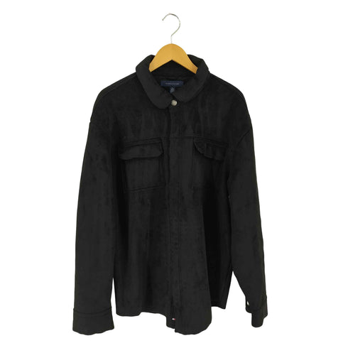 トミーヒルフィガー TOMMY HILFIGER 00S フェイクスエード トラッカージャケット メンズ JPN:XL