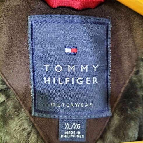 トミーヒルフィガー TOMMY HILFIGER 00S 裏ボア ボンディング トラッカージャケット メンズ JPN:XL