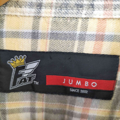 エフエーティー FAT JUMBO チェックネルシャツ メンズ JUMBO