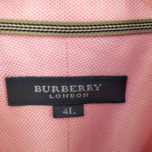 バーバリーロンドン BURBERRY LONDON S/Sボタンダウンシャツ ビッグサイズ メンズ 4L