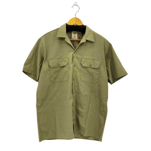 ディッキーズ Dickies 574 フロントボタン 半袖 ワークシャツ メンズ M