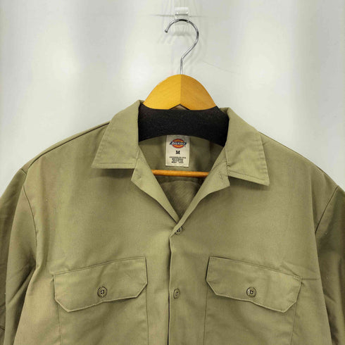 ディッキーズ Dickies 574 フロントボタン 半袖 ワークシャツ メンズ M