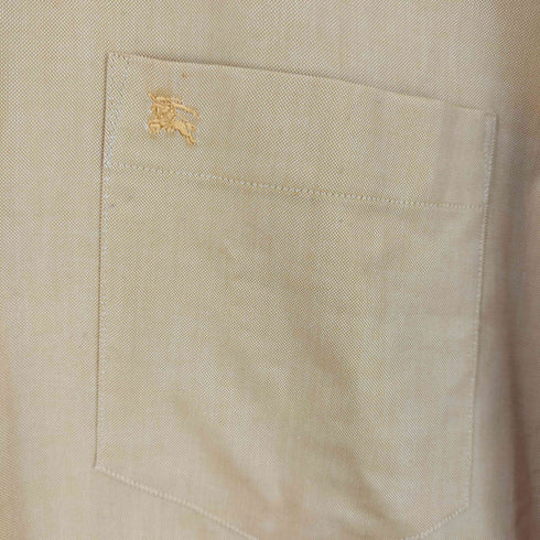 バーバリーロンドン BURBERRY LONDON 襟裏ノヴァチェック S/Sボタンダウンシャツ ビッグサイズ メンズ 4L