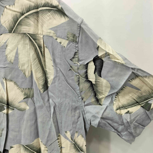 アクシスト AXIST シルク オープンカラー 半袖シャツ メンズ L