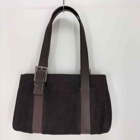 エンポリオアルマーニ EMPORIO ARMANI ベルトデザインスエードショルダーバッグ レディース
